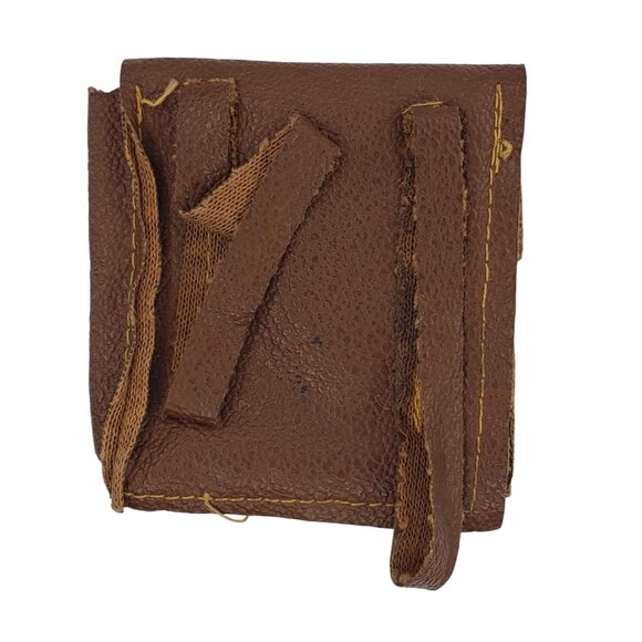 Vintage Mattel Big Jim Camper Backpack Leather Toy Replacement Part - Picture 2 of 6